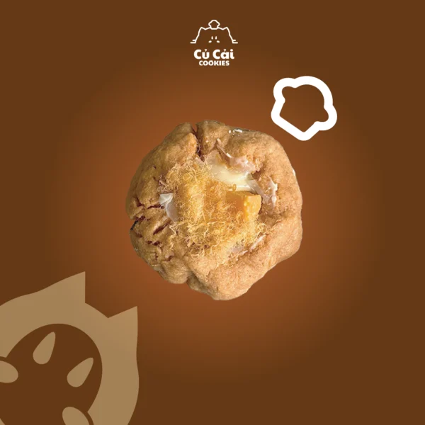 Chà bông trứng muối phô mai